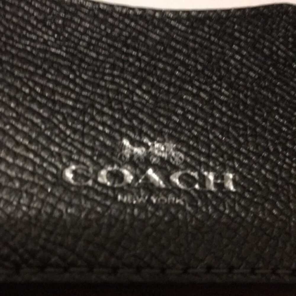 Coach silver gunmetal mini Id case - Picture 7 of 11